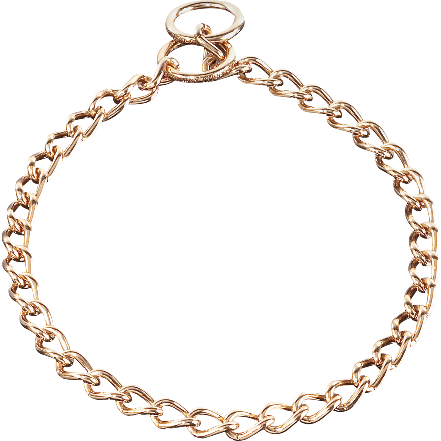 Round Chain Link Collar - 3mm