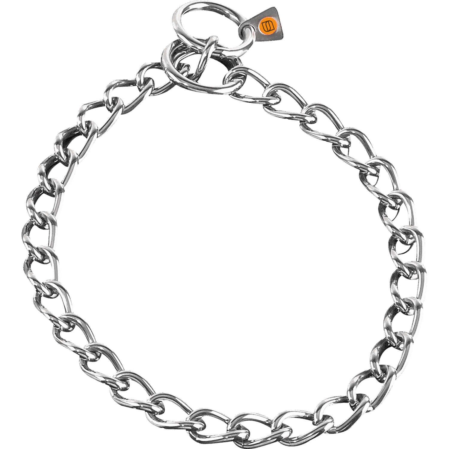 Round Chain Link Collar - 4mm