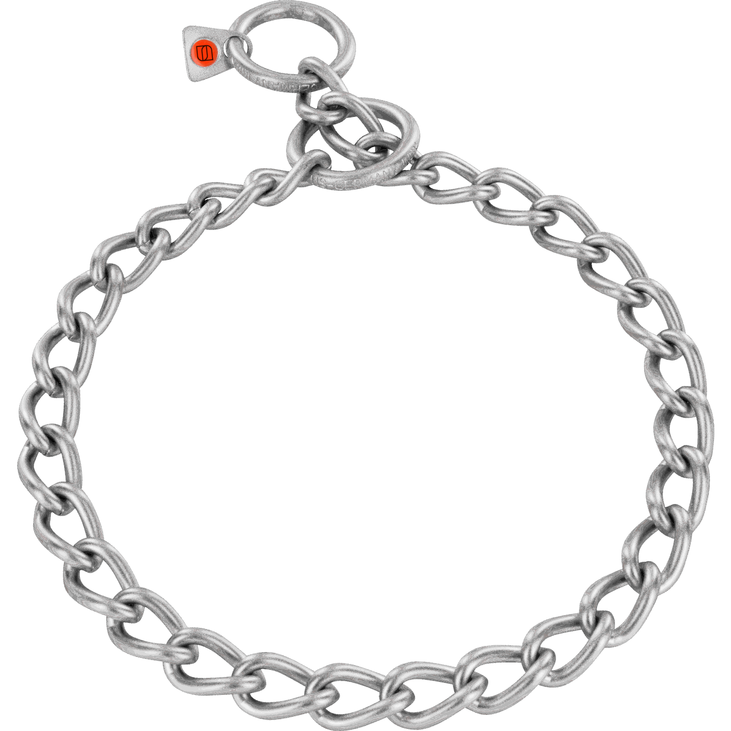 Round Chain Link Collar - 4mm