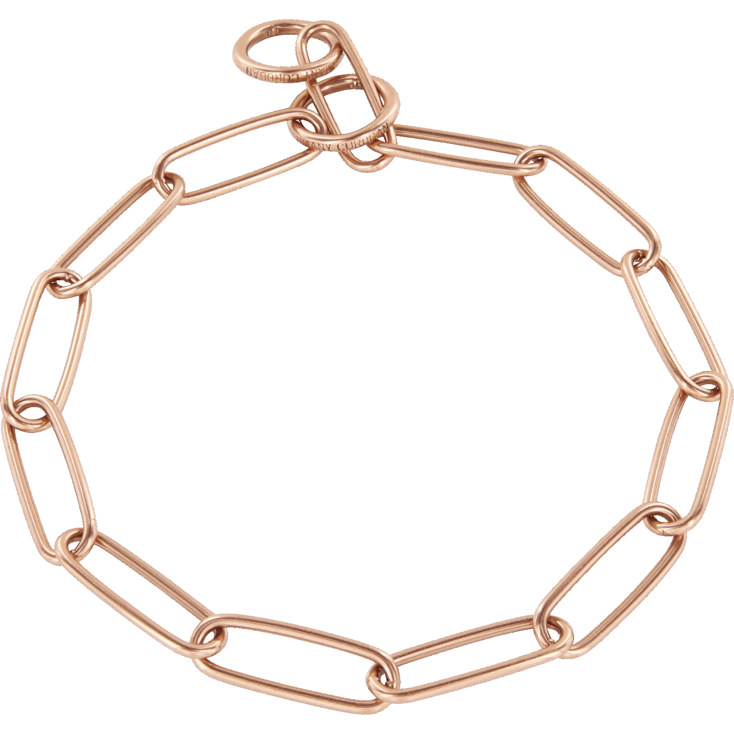 Long Link Chain Collar - 3mm