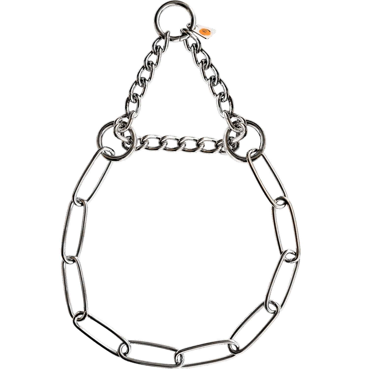 Long Chain Link Collar with Assembly Chain - 3mm