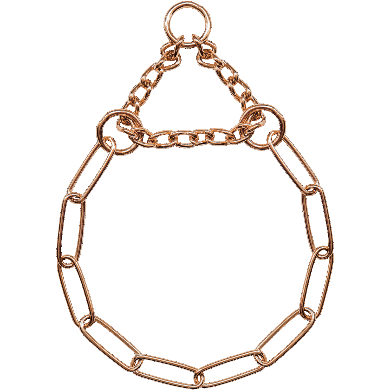 Long Chain Link Collar with Assembly Chain - 3mm