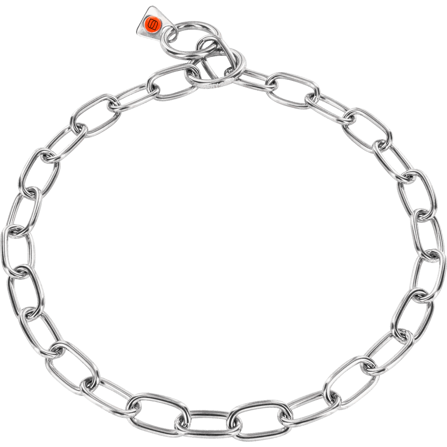 Medium Chain Link Collar - 3mm