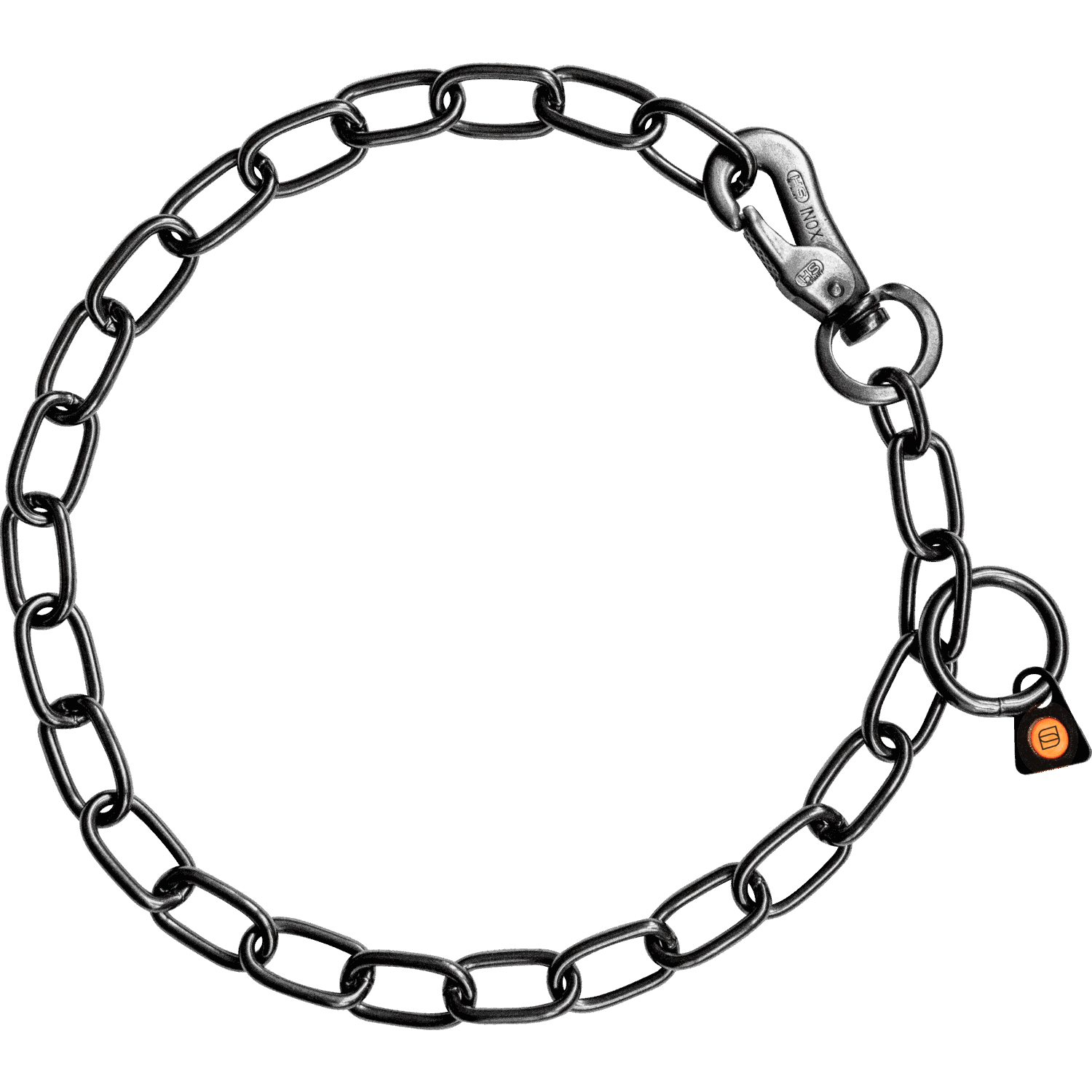 Medium Chain Link Collar with SPRENGER Hook - 3mm