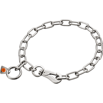 Medium Chain Link Collar with SPRENGER Hook - 3mm