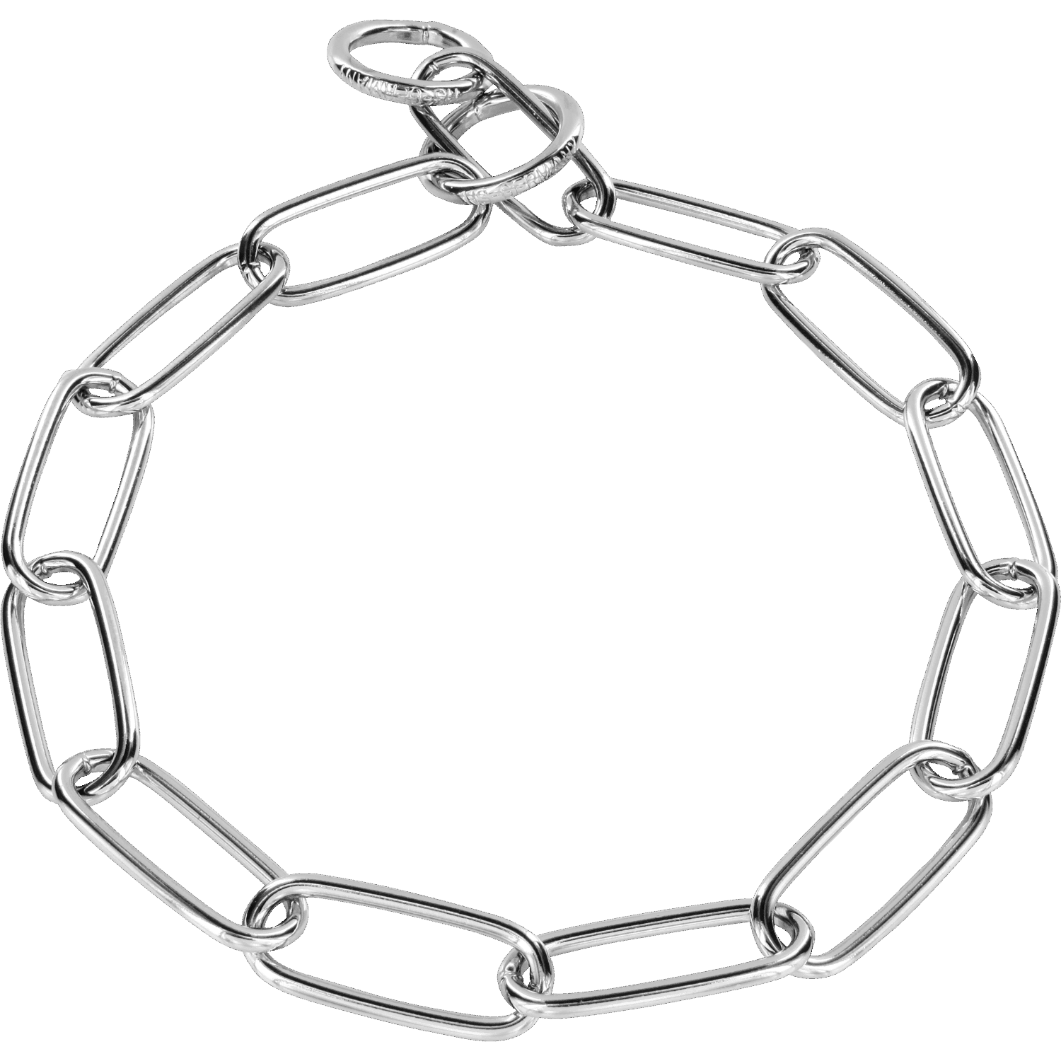 Long Link Chain Collar - 4mm