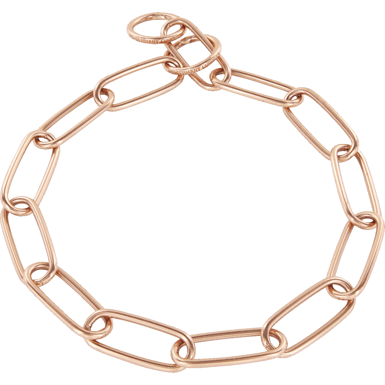 Long Link Chain Collar - 4mm