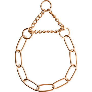 Long Chain Link Collar with Assembly Chain - 4mm