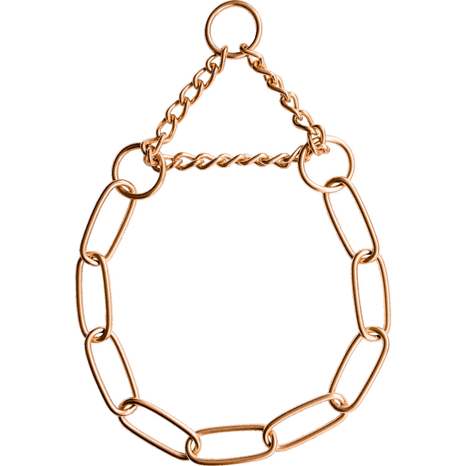 Long Chain Link Collar with Assembly Chain - 4mm