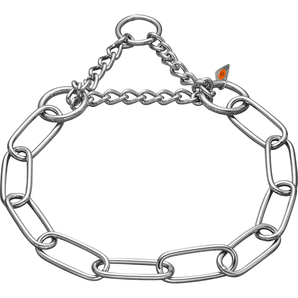 Metal Dog Training Collars Fi Dog Collar Luxury Flat Chain Design