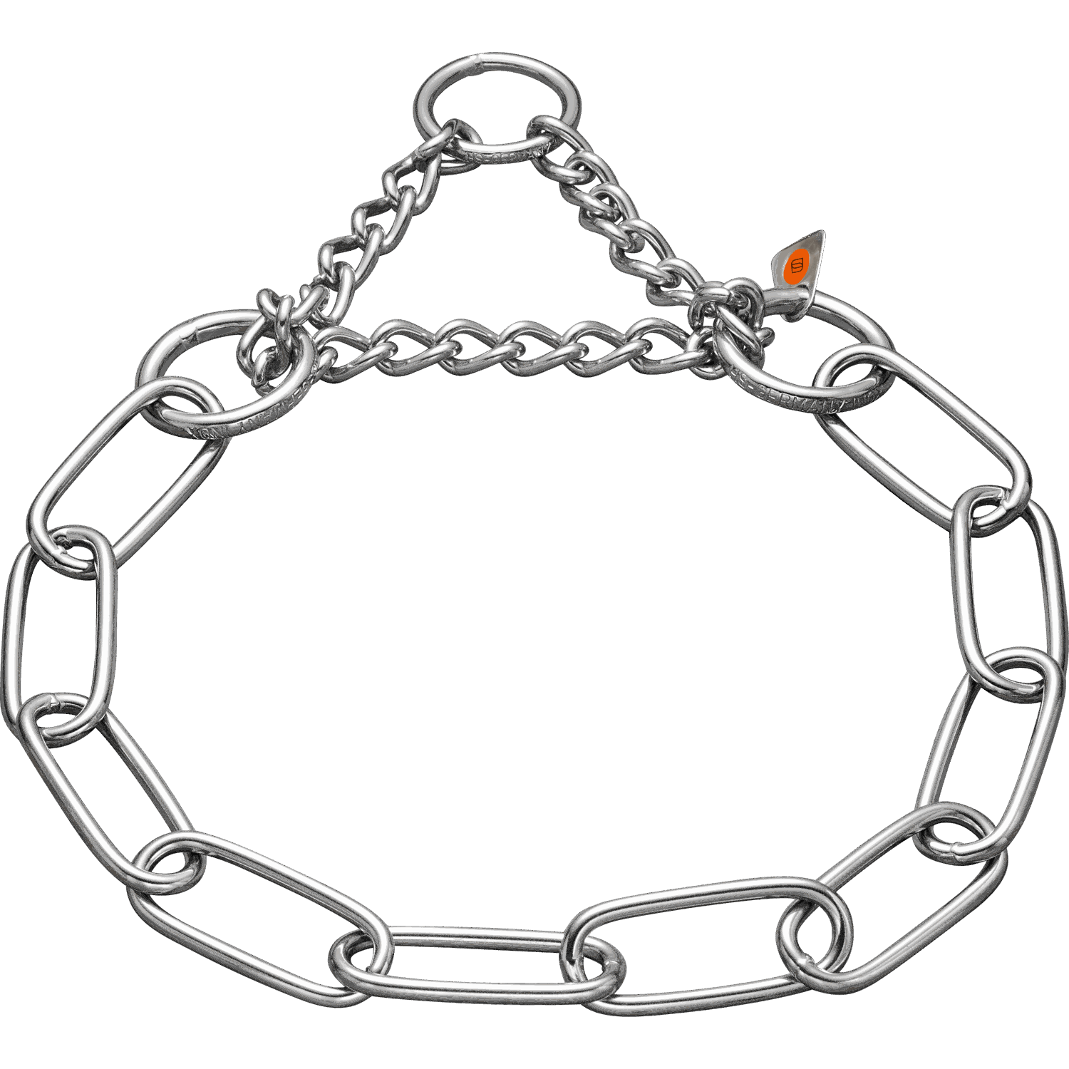 Long Chain Link Collar with Assembly Chain - 4mm