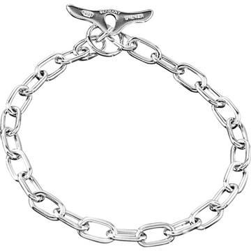 Medium Chain Link Collar (Steel Chrome-Plated) - 3.4mm