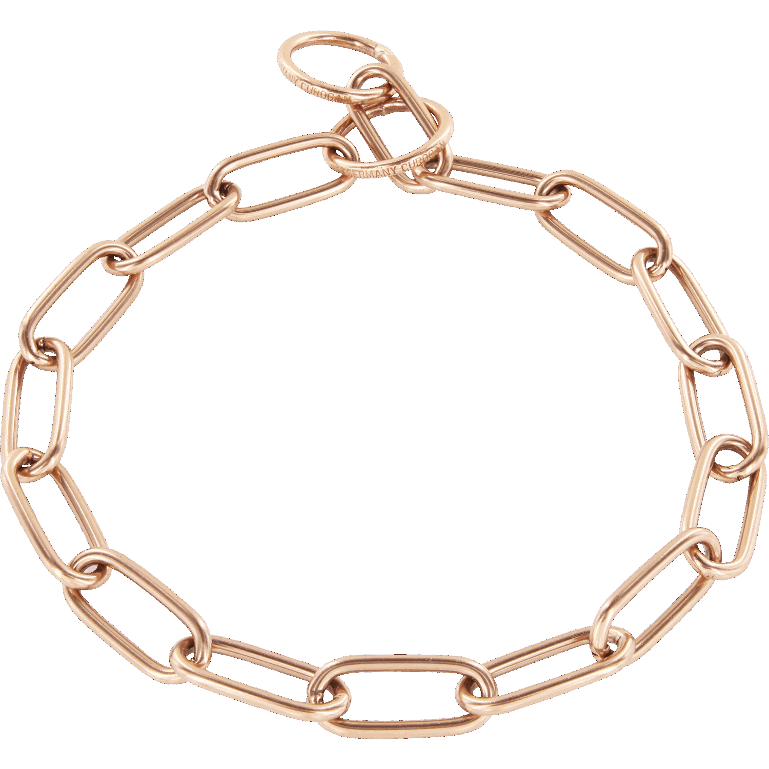 Long Chain Link Collar - 4mm