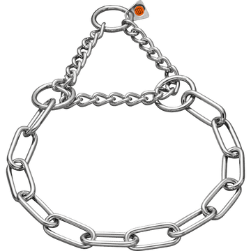 Long Chain Link Collar with Assembly Chain (Stainless Steel Only) - 4mm