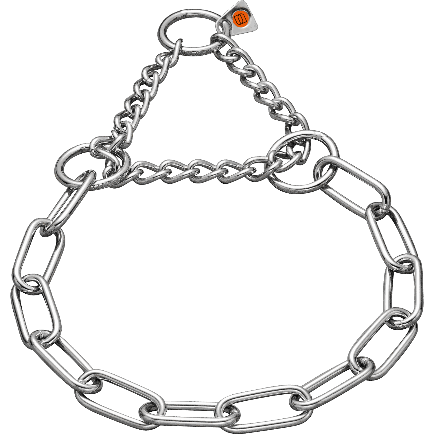 Long Chain Link Collar with Assembly Chain (Stainless Steel Only) - 4mm