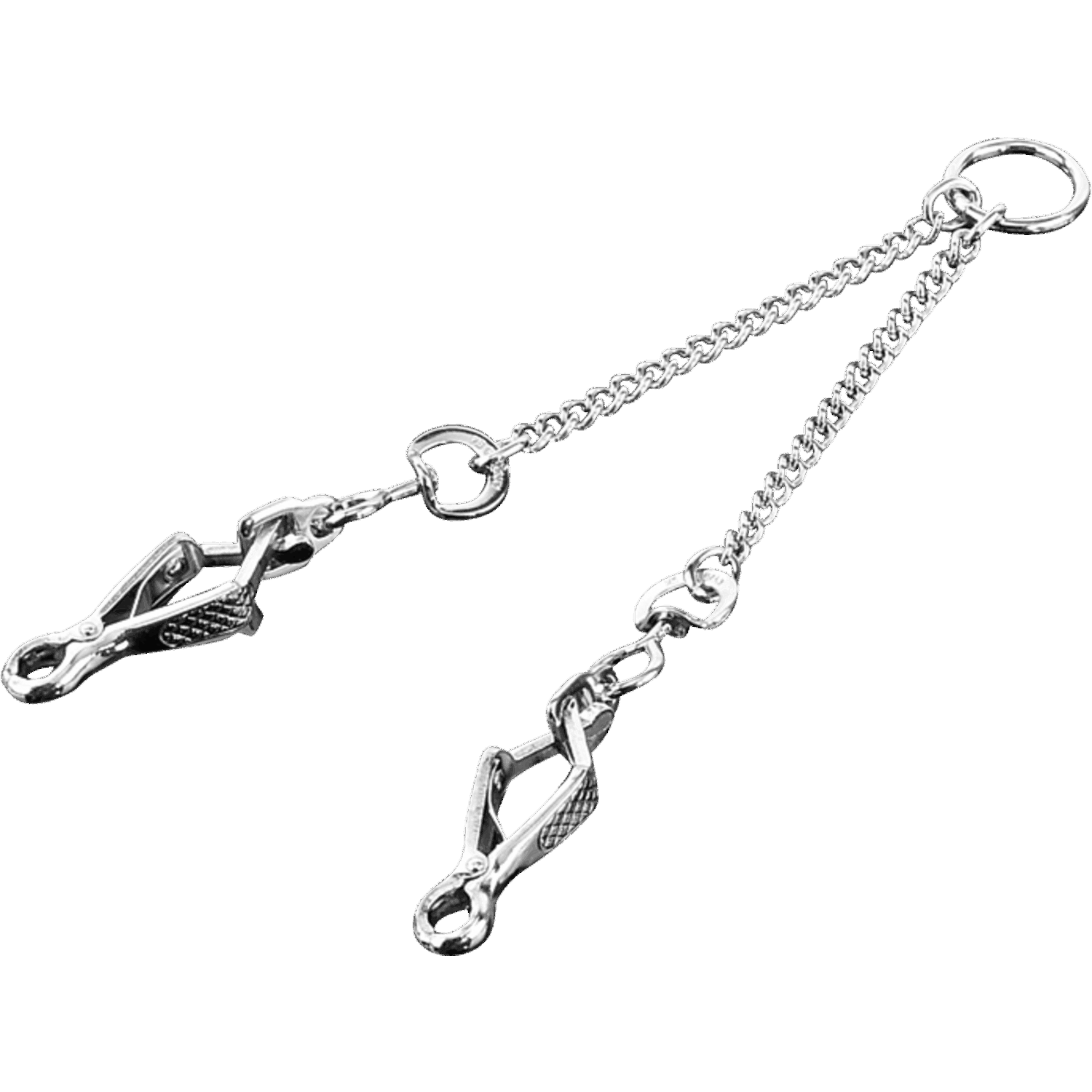 Coupling Chain with Scissor Snap Hooks - Steel Chrome-Plated