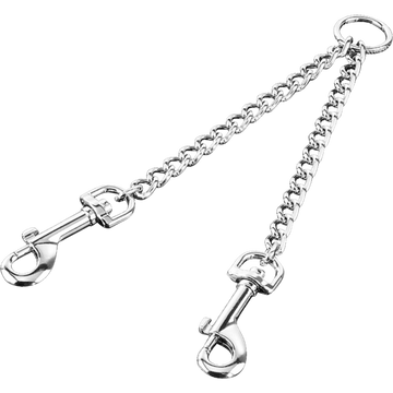 Coupling Chain with Snap Hooks - Steel Chrome-Plated