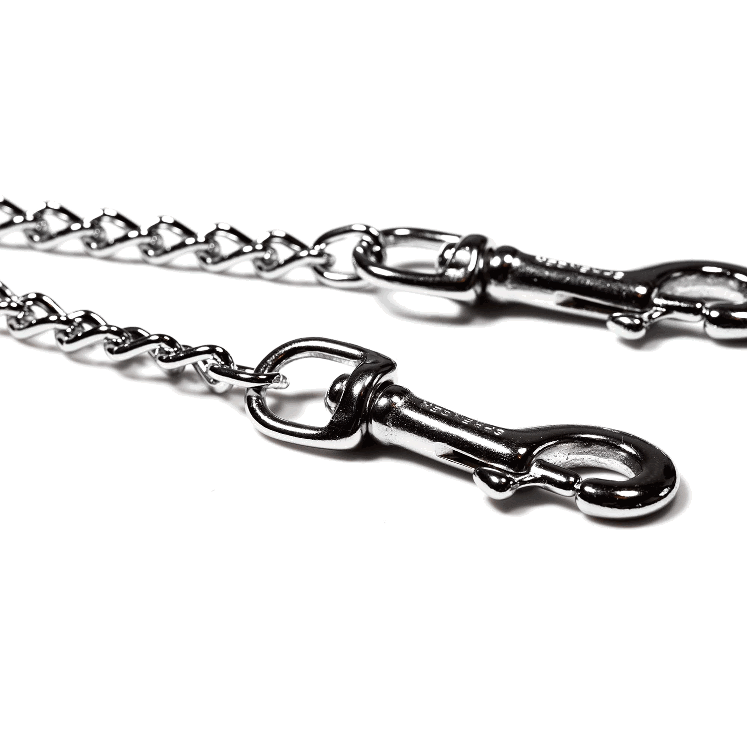 Coupling Chain with Snap Hooks - Steel Chrome-Plated