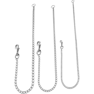 Round Chain Leash Attachment (31") - Steel Chrome-Plated