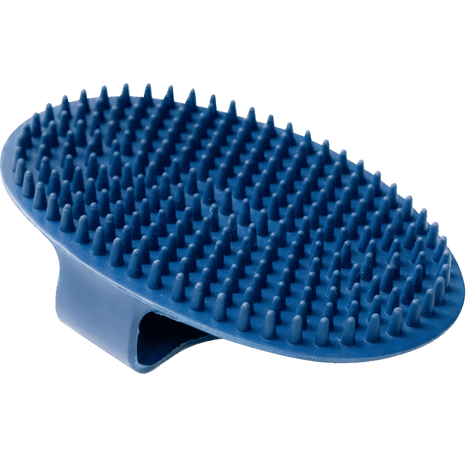 Gentle Rubber Curry Comb - Oval