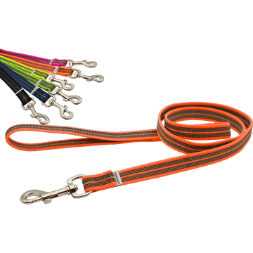 Rubberized Nylon Leash with Hand Strap