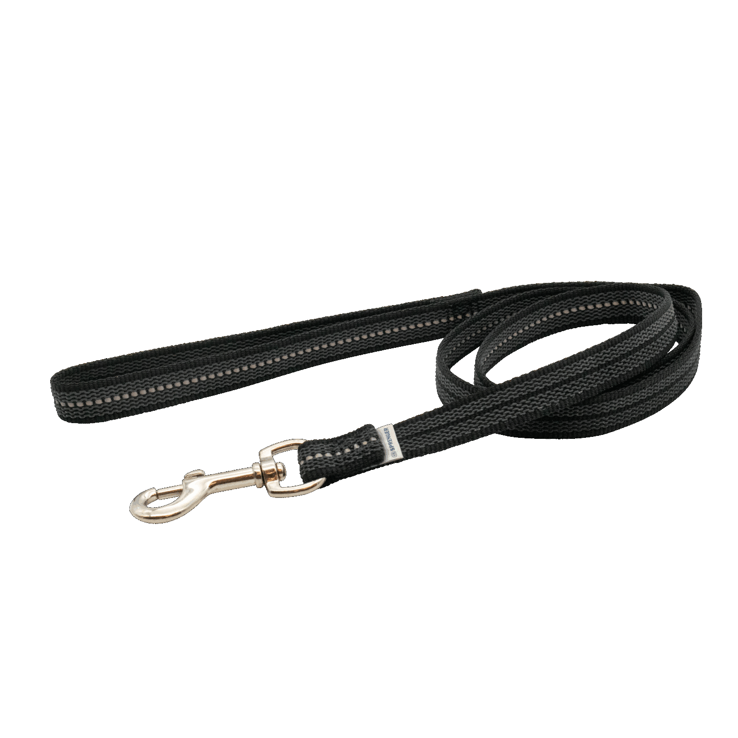 Rubberized Nylon Leash with Hand Strap