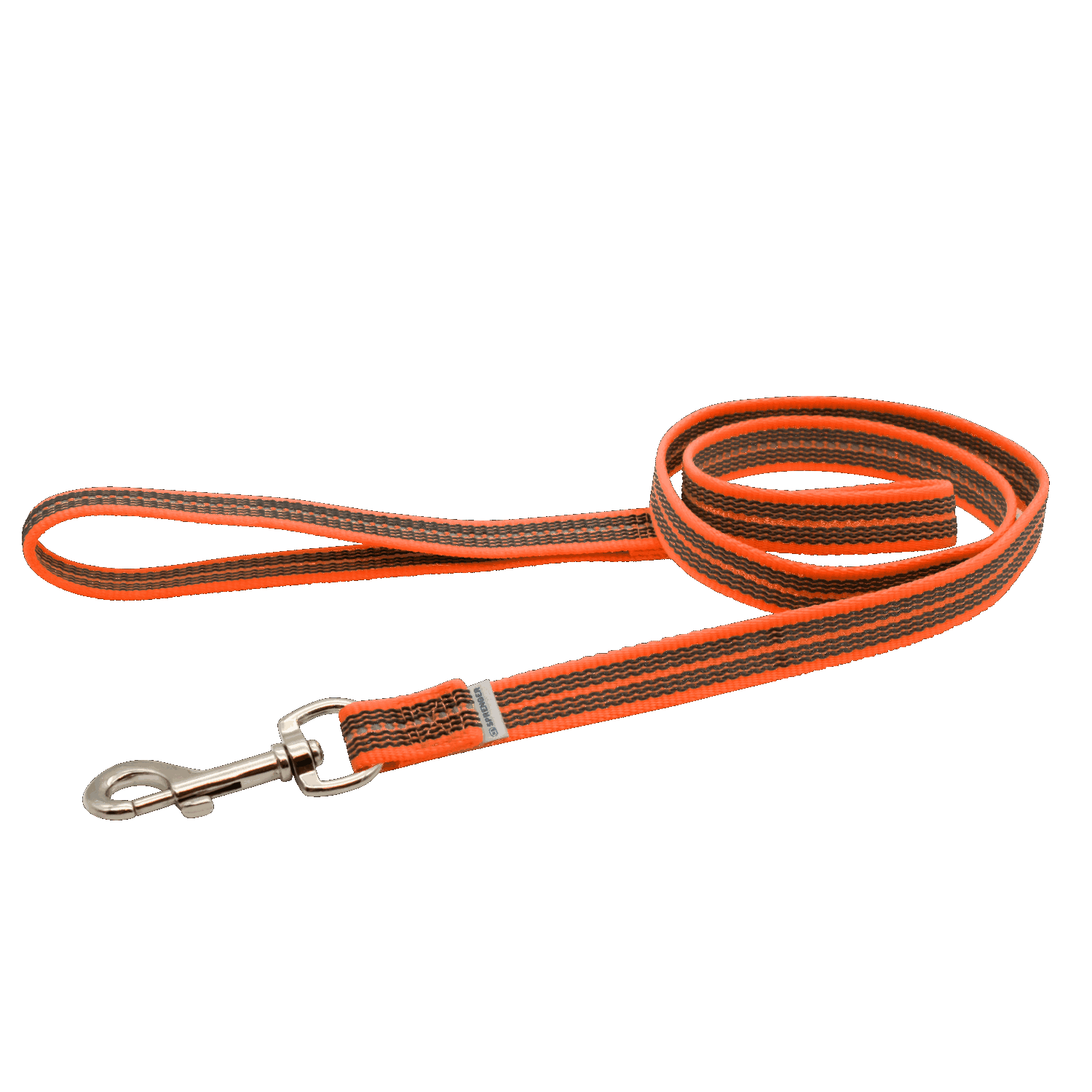 Rubberized Nylon Leash with Hand Strap