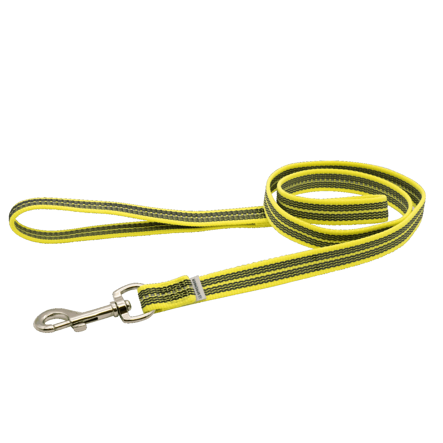 Rubberized Nylon Leash with Hand Strap